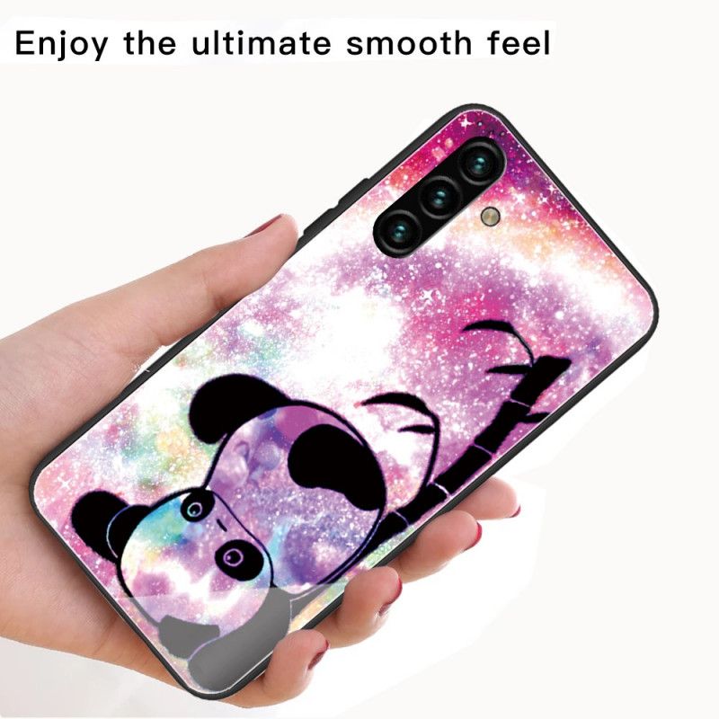 Cover Til Samsung Galaxy A13 5g Panda Hærdet Glas