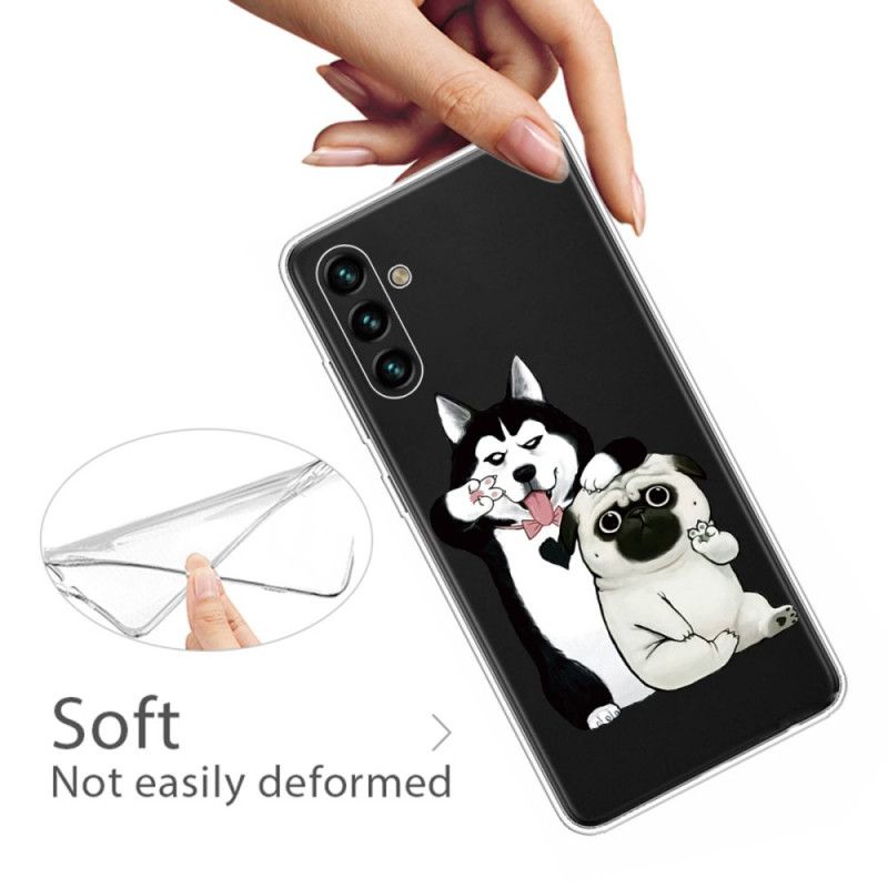 Cover Til Samsung Galaxy A13 5g Sjove Hunde