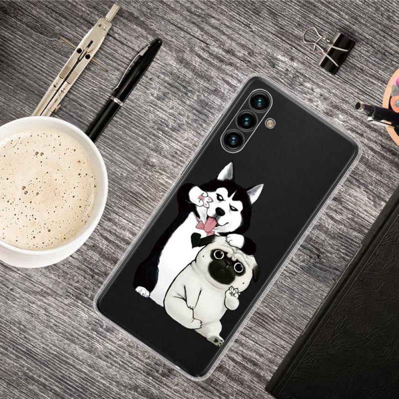 Cover Til Samsung Galaxy A13 5g Sjove Hunde