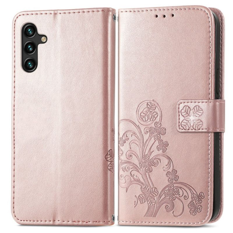 Flip Cover Samsung Galaxy A13 5g Abstrakte Blomster