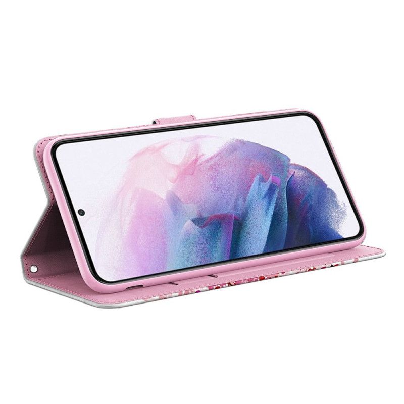 Flip Cover Samsung Galaxy A13 5g Blomstermønstre