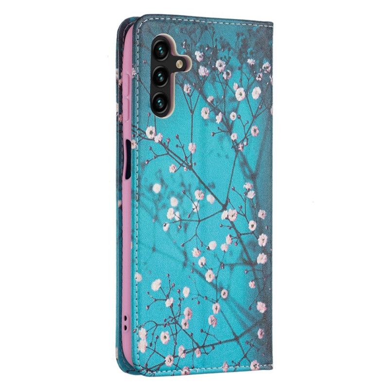 Flip Cover Samsung Galaxy A13 5g Blomstrende Grene