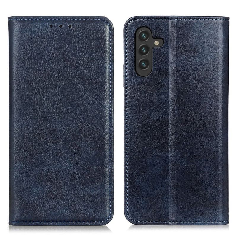 Flip Cover Samsung Galaxy A13 5g Elegance Split Litchi-læder