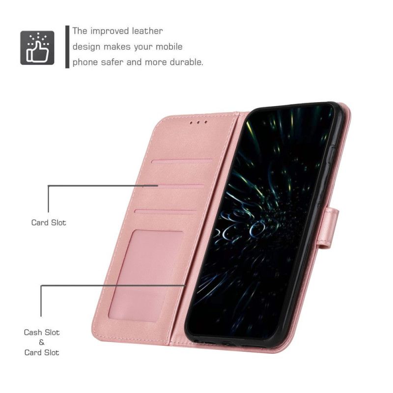 Flip Cover Samsung Galaxy A13 5g Geo Lædereffekt Rem