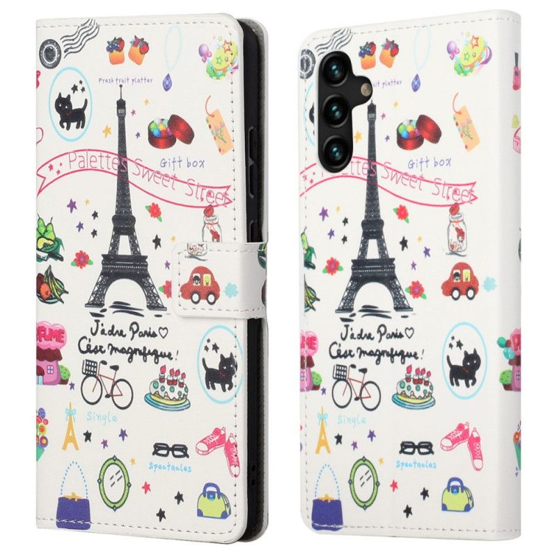 Flip Cover Samsung Galaxy A13 5g Jeg Elsker Paris