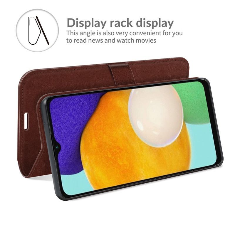 Flip Cover Samsung Galaxy A13 5g Klassisk Lædereffekt