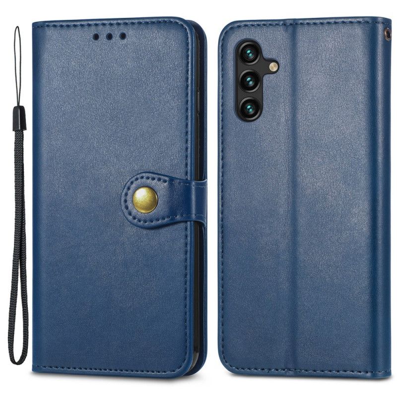 Flip Cover Samsung Galaxy A13 5g Kunstlæder Og Vintage Lås