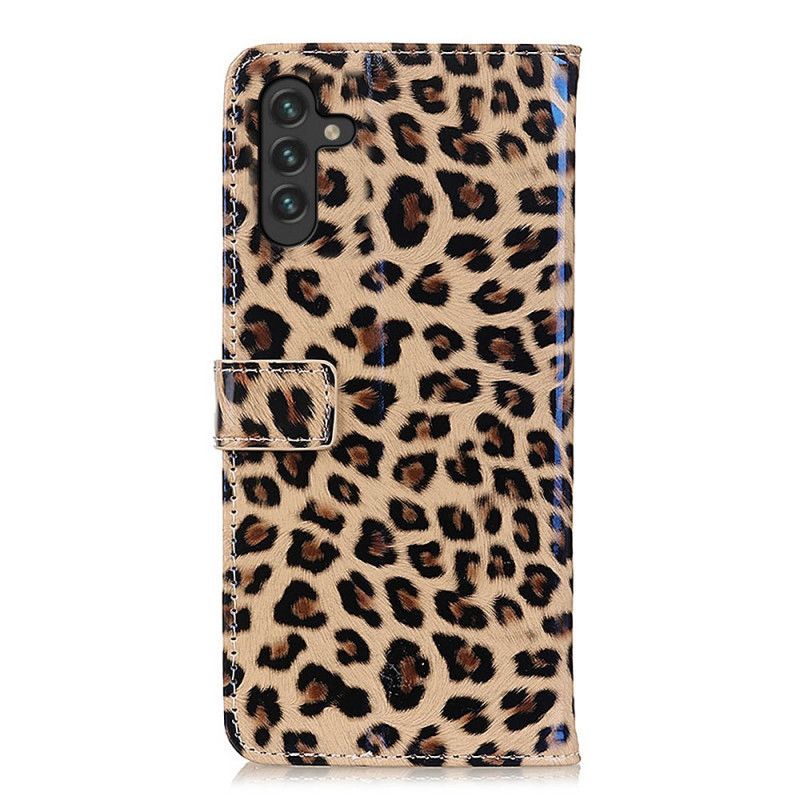 Flip Cover Samsung Galaxy A13 5g Leopard