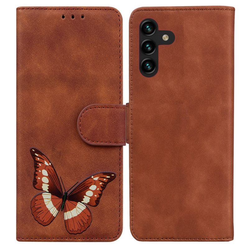 Flip Cover Samsung Galaxy A13 5g Skin-touch Butterfly