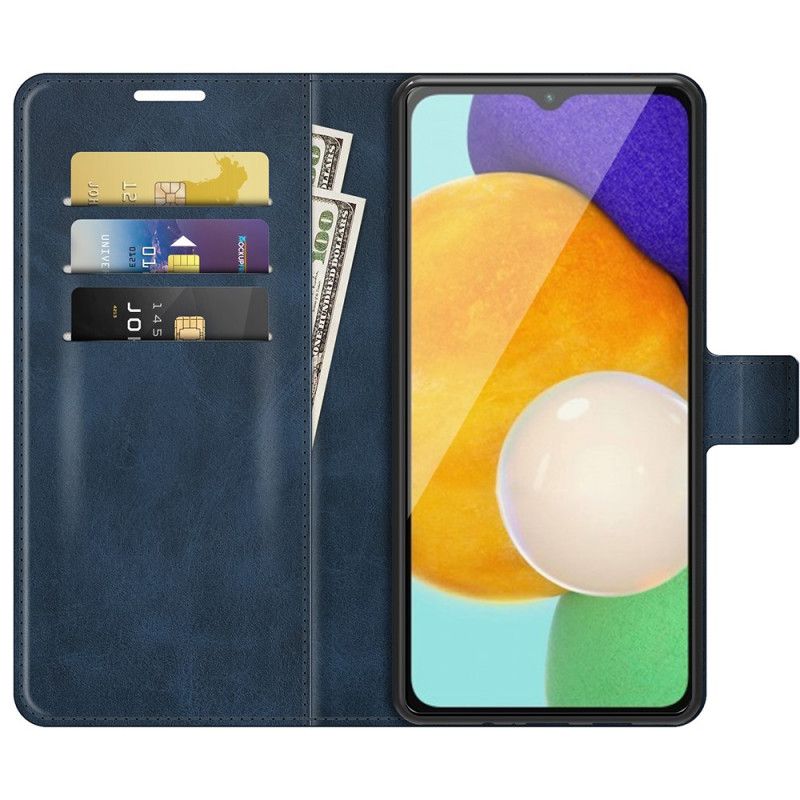 Flip Cover Samsung Galaxy A13 5g Slank Imiteret Læder