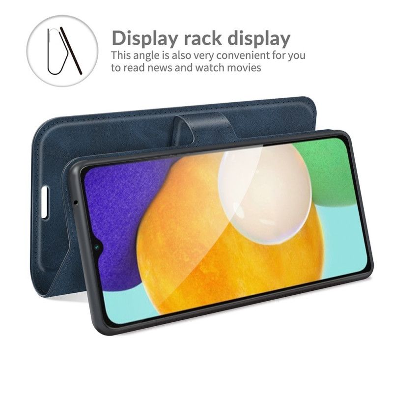 Flip Cover Samsung Galaxy A13 5g Slank Imiteret Læder