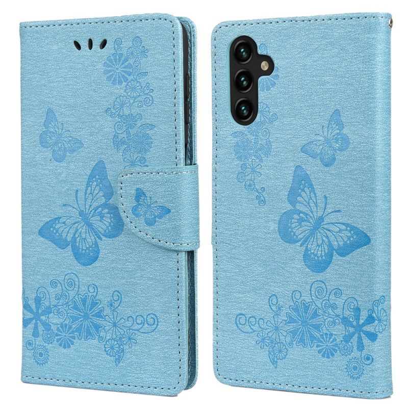 Flip Cover Samsung Galaxy A13 5g Splendid Strap Sommerfugle