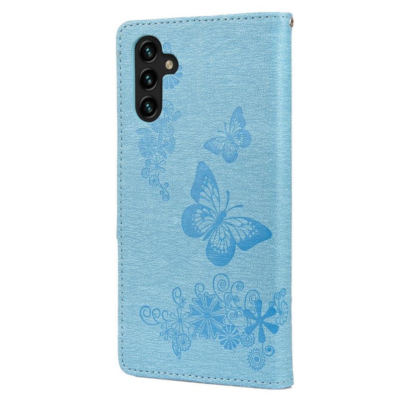 Flip Cover Samsung Galaxy A13 5g Splendid Strap Sommerfugle