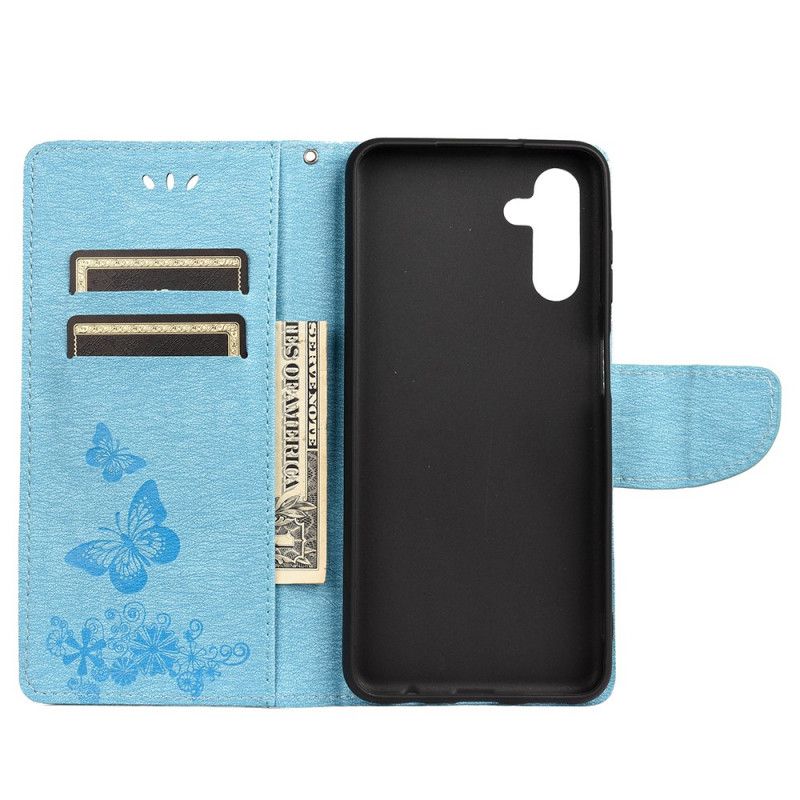 Flip Cover Samsung Galaxy A13 5g Splendid Strap Sommerfugle