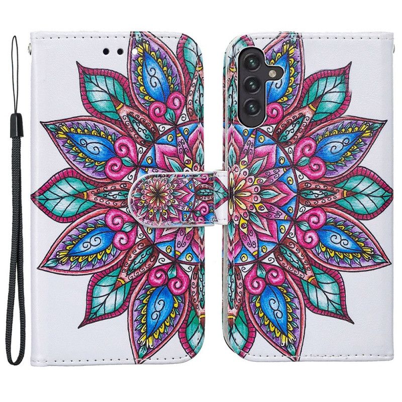 Flip Cover Samsung Galaxy A13 5g Tegnet Mandala