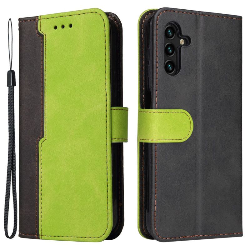 Flip Cover Til Samsung Galaxy A13 5g Bicolor