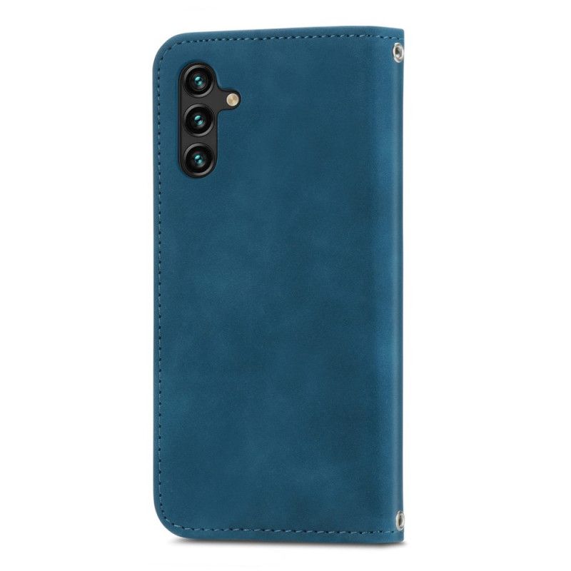 Flip Cover Til Samsung Galaxy A13 5g Skin-touch Vintage Design