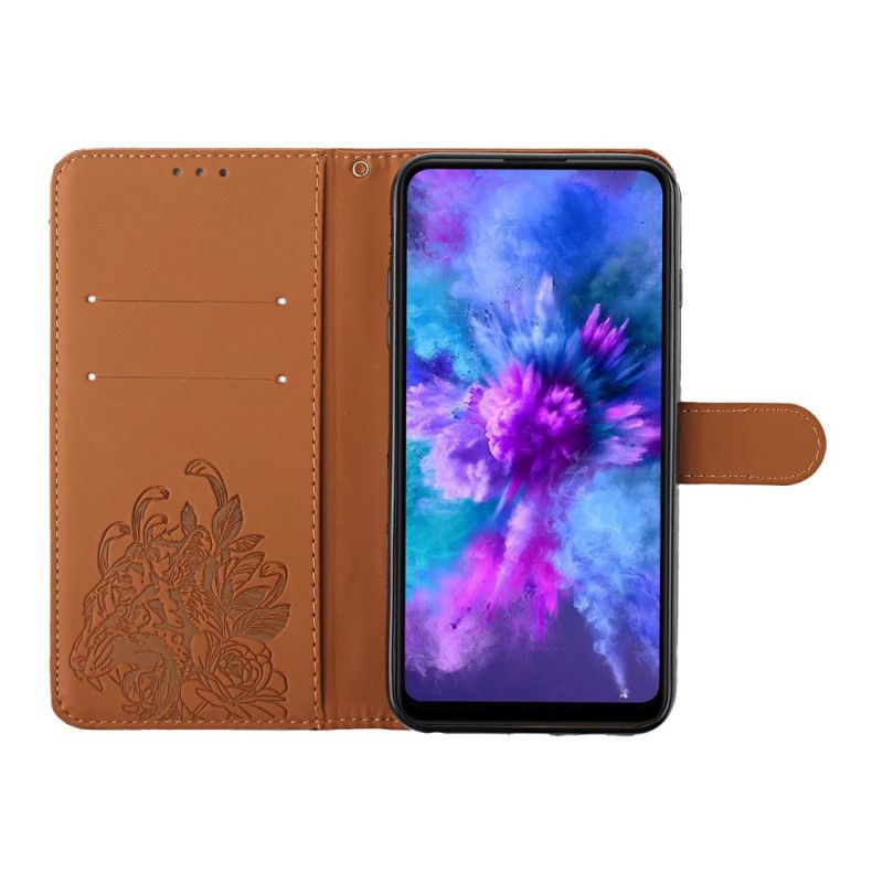 Flip Cover Til Samsung Galaxy A13 5g Tiger Barokrem