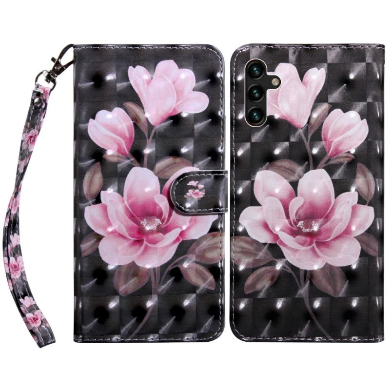 Læder Cover Samsung Galaxy A13 5g Blossom Flowers