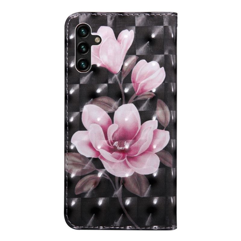 Læder Cover Samsung Galaxy A13 5g Blossom Flowers