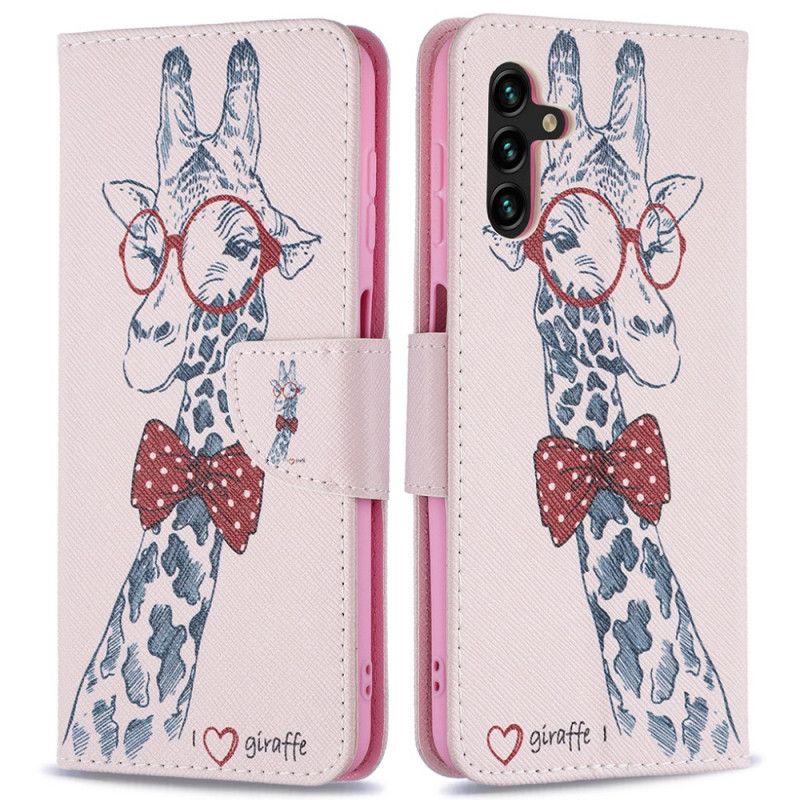 Læder Cover Samsung Galaxy A13 5g Brainy Giraffe