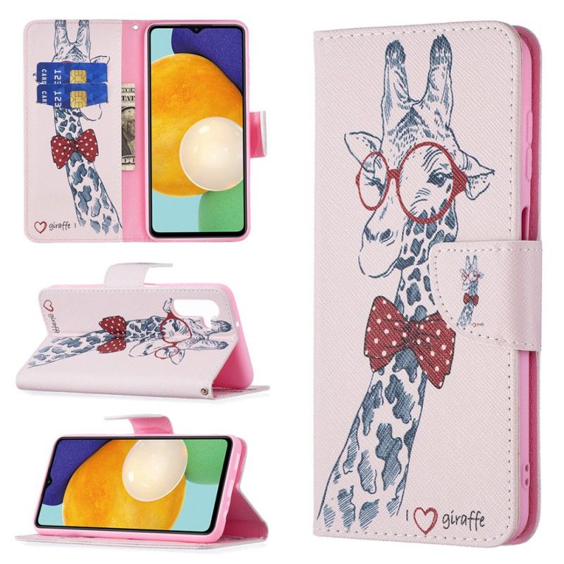 Læder Cover Samsung Galaxy A13 5g Brainy Giraffe