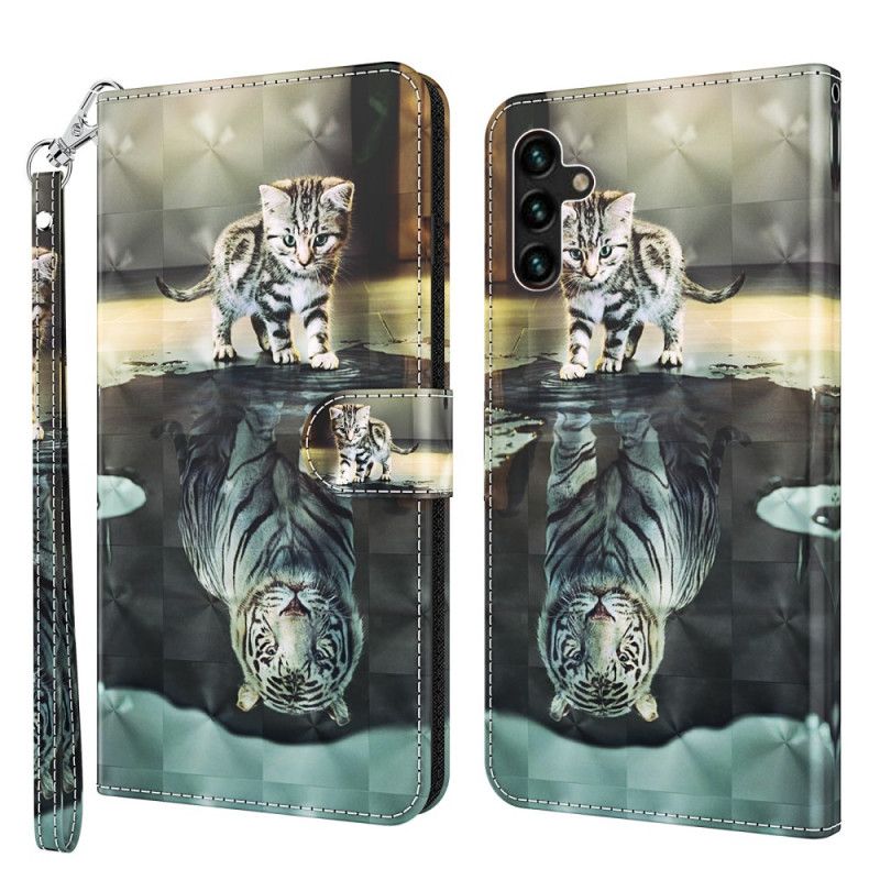 Læder Cover Samsung Galaxy A13 5g Ernest The Tiger