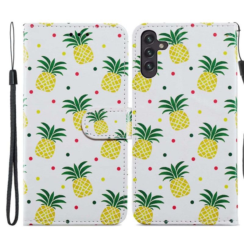 Læder Cover Samsung Galaxy A13 5g Flight Of Butterflies