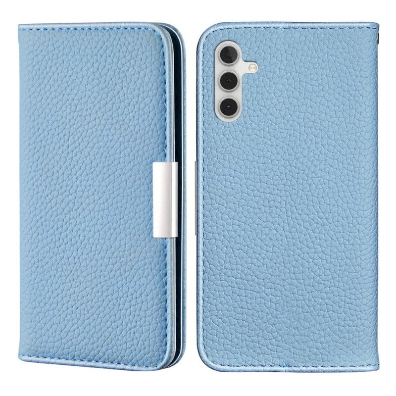 Læder Cover Samsung Galaxy A13 5g Litchi Ultra Chic Imiteret Læder