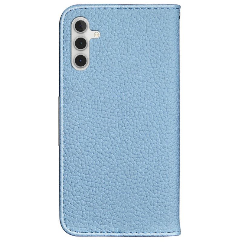 Læder Cover Samsung Galaxy A13 5g Litchi Ultra Chic Imiteret Læder