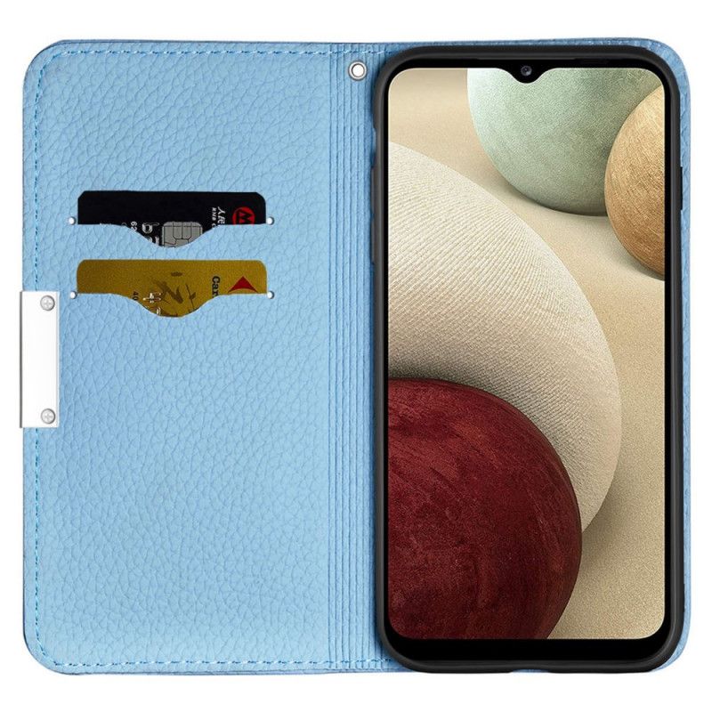 Læder Cover Samsung Galaxy A13 5g Litchi Ultra Chic Imiteret Læder