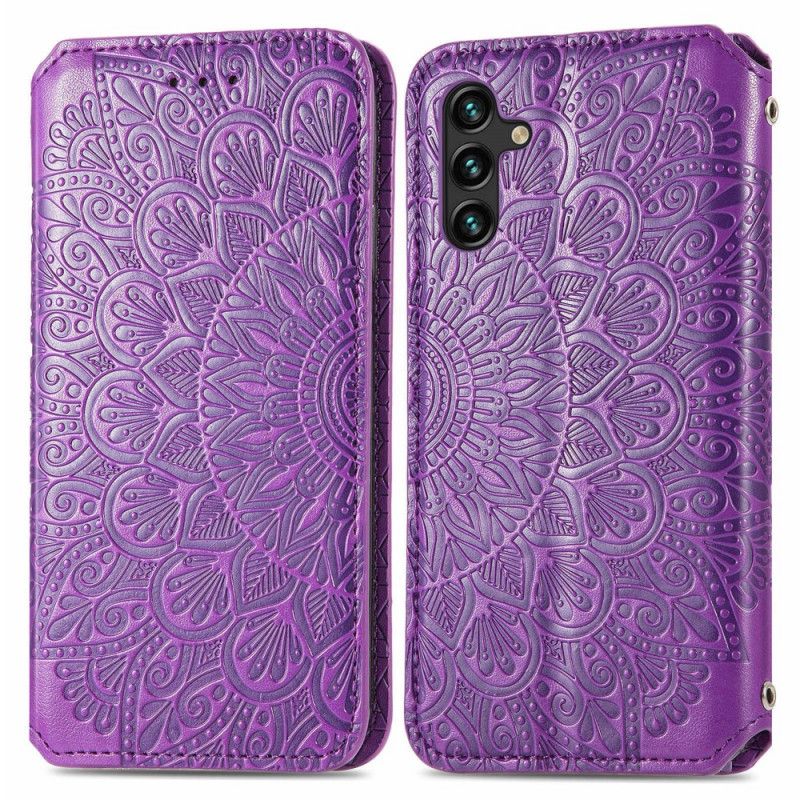 Læder Cover Samsung Galaxy A13 5g Mandala