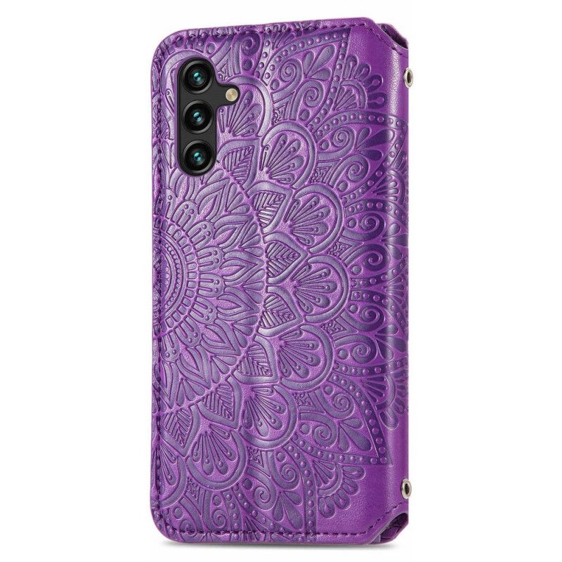 Læder Cover Samsung Galaxy A13 5g Mandala