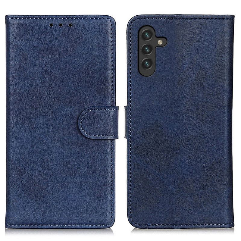 Læder Cover Samsung Galaxy A13 5g Mat Lædereffekt