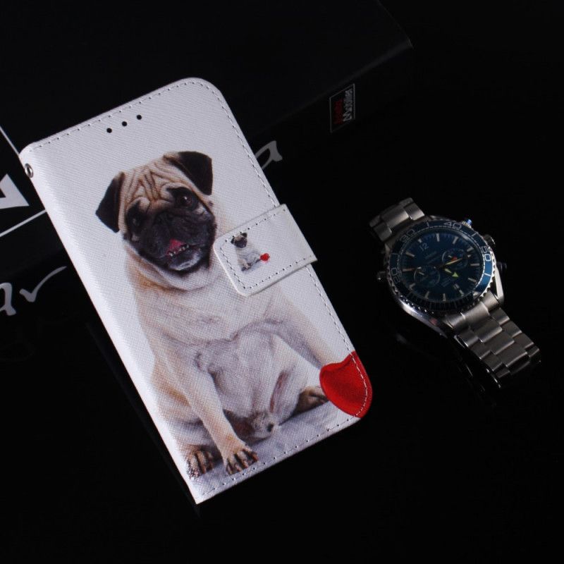 Læder Cover Samsung Galaxy A13 5g Pug Dog