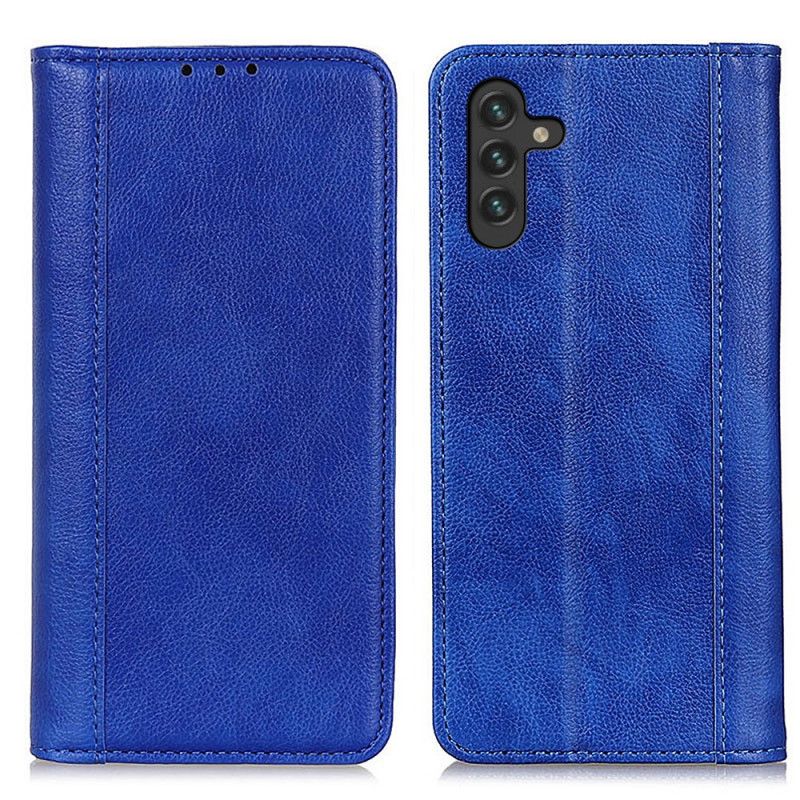 Læder Cover Samsung Galaxy A13 5g Telefon Etui Elegance Split Litchi-læder