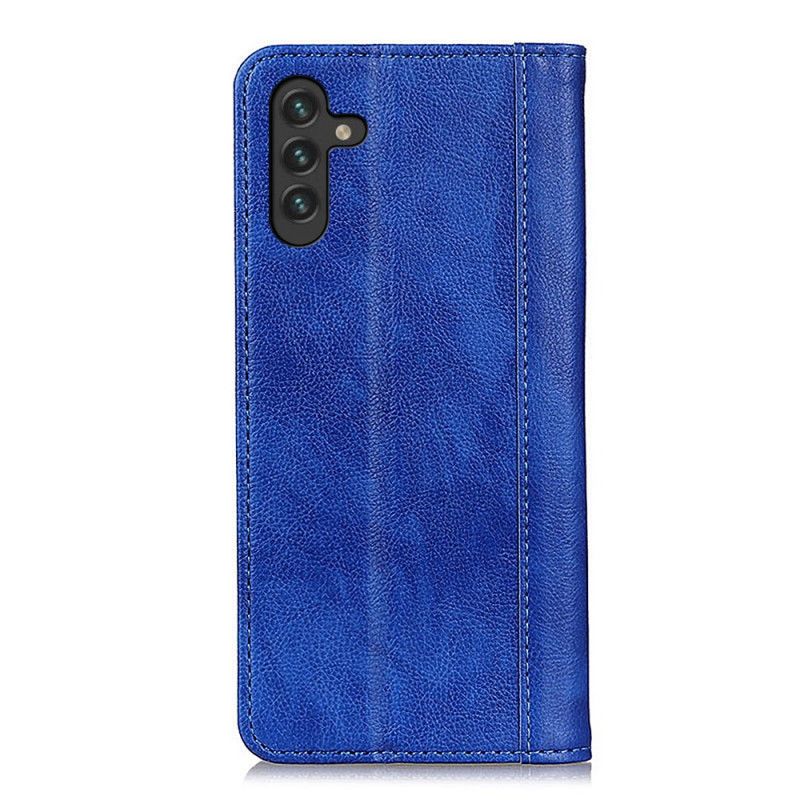 Læder Cover Samsung Galaxy A13 5g Telefon Etui Elegance Split Litchi-læder