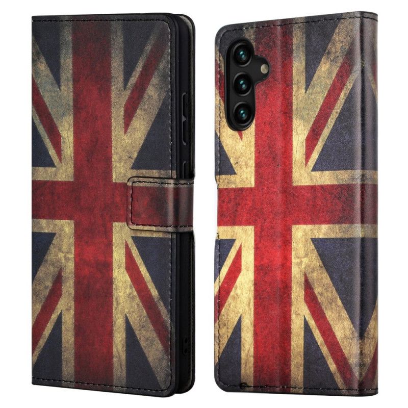 Læder Cover Samsung Galaxy A13 5g Telefon Etui Englands Flag