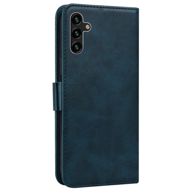 Læder Cover Samsung Galaxy A13 5g Telefon Etui Kat Og Sommerfugle