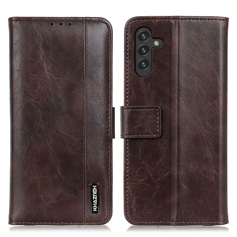 Læder Cover Samsung Galaxy A13 5g Telefon Etui Khazneh Elegance Læderstil