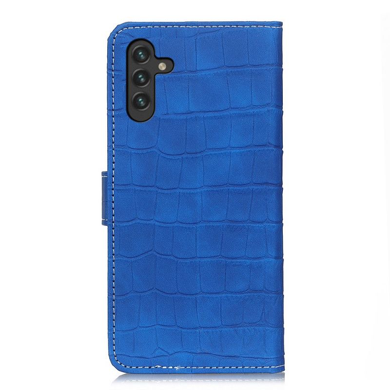 Læder Cover Samsung Galaxy A13 5g Telefon Etui Krokodille