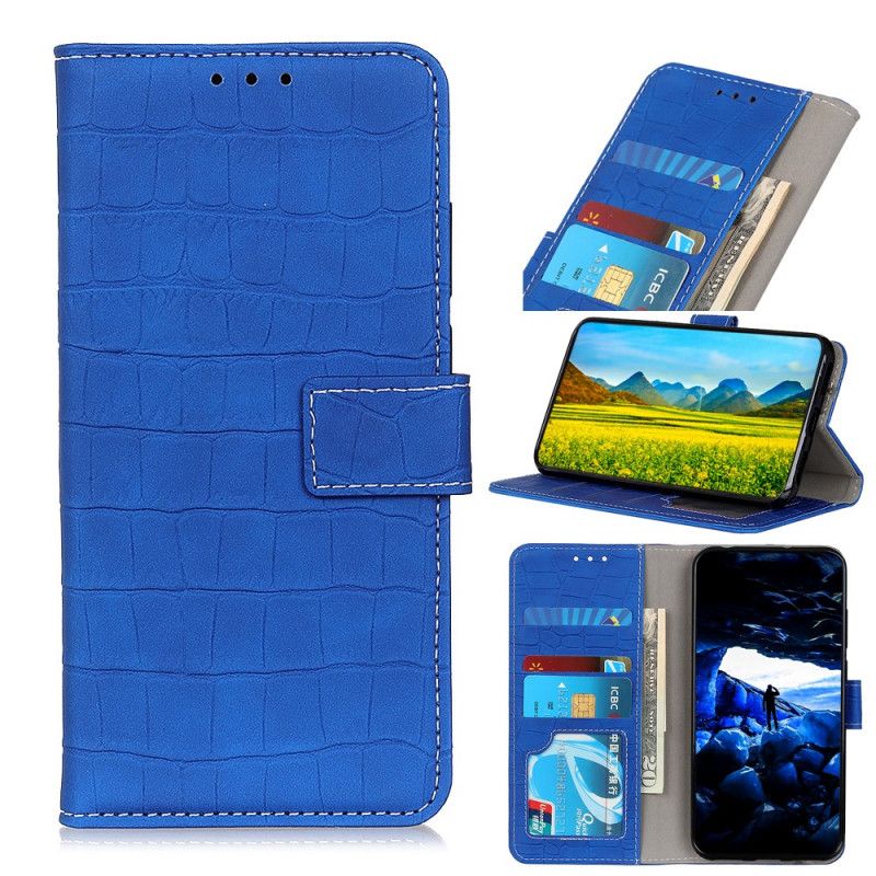 Læder Cover Samsung Galaxy A13 5g Telefon Etui Krokodille