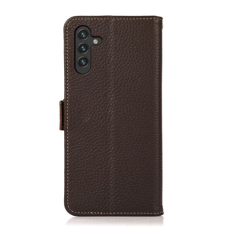 Læder Cover Samsung Galaxy A13 5g Telefon Etui Litchi Læder Khazneh Rfid