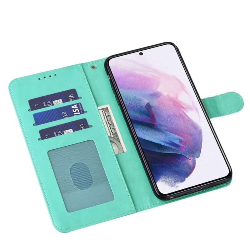 Læder Cover Samsung Galaxy A13 5g Træ Og Hjorte