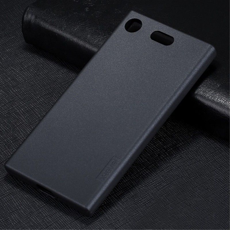 Cover for Sony Xperia XZ1 Sort Premium-Serie