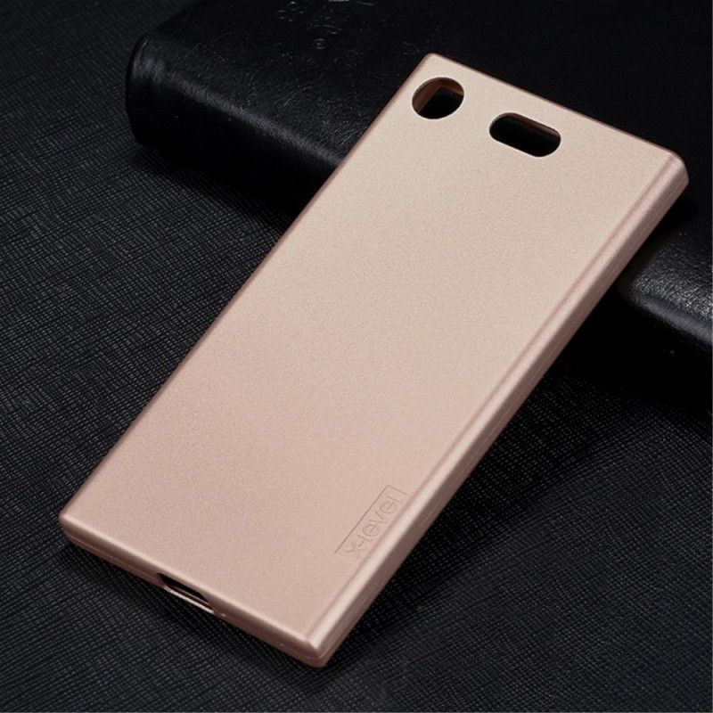 Cover for Sony Xperia XZ1 Sort Premium-Serie