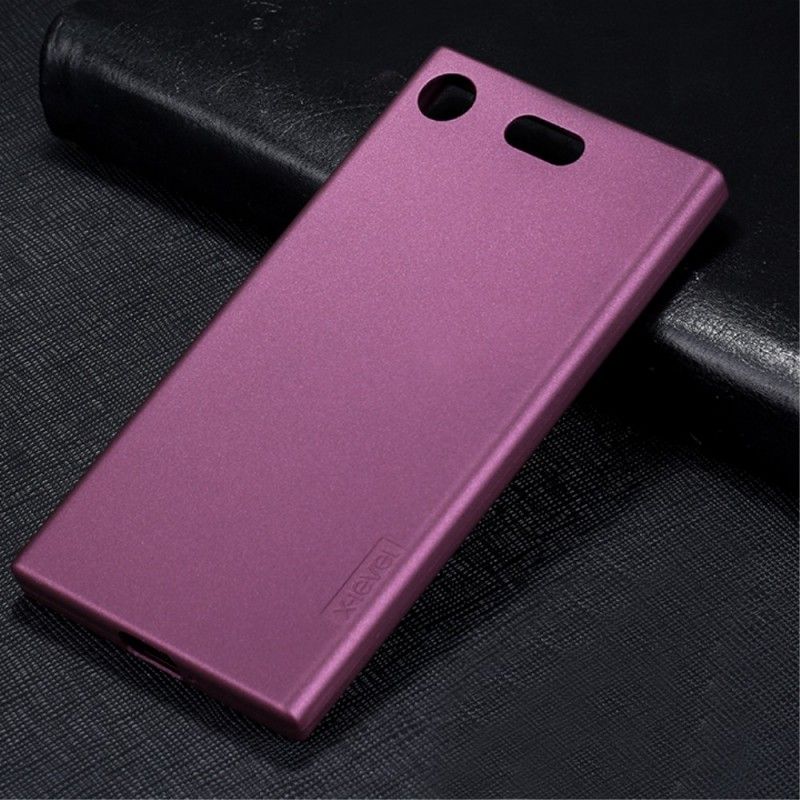 Cover for Sony Xperia XZ1 Sort Premium-Serie