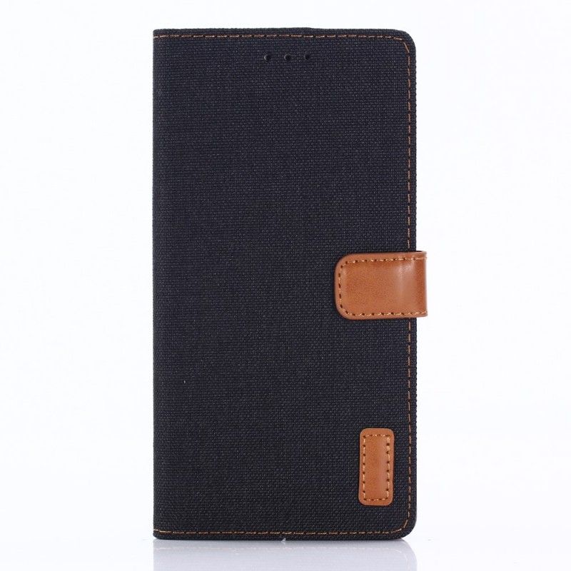 Flip Cover Læder for Sony Xperia XZ1 Sort Oxford