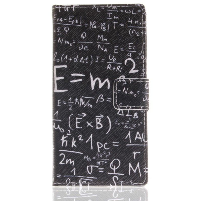 Flip Cover Læder Sony Xperia XZ1 Matematiske Beregninger