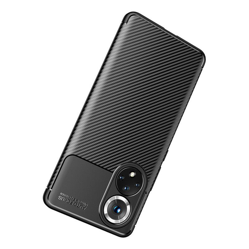 Cover Huawei Nova 9 / Honor 50 Fleksibel Kulfibertekstur